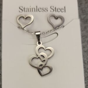Stainless Steel Heart Necklace